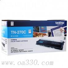 兄弟(brother) TN270C青色原裝粉盒約1400頁 適用品牌及機(jī)型：HL3040CN /HL3070CW/DCP9010CN/MFC9120CN/MFC9320W/