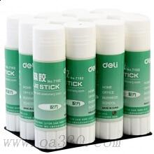 得力7102Z固體膠 中號膠棒 學(xué)生強(qiáng)力膠 辦公固體膠21g12支/盒 單支價