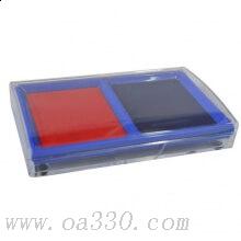 得力9865雙色快干印臺(tái) 紅藍(lán)兩色 紅色印臺(tái) 藍(lán)色印臺(tái)