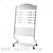 得力9305報刊架標準型(銀色)