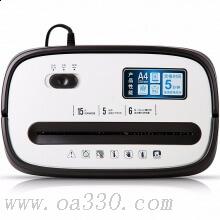得力（deli）9928碎紙機辦公家用電動靜音大功率小型顆粒迷你商用粉碎機 白色