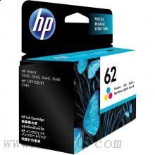 惠普(HP)C2P06AA 62 原裝彩色墨盒 適用HP Officejet 200 移動(dòng)打印機(jī) OfficeJet 258 Mobile All-in-One