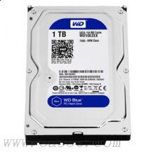 西部數(shù)據(jù) WD10EZEX 藍盤 SATA6Gb/s 7200轉(zhuǎn)64M 臺式機硬盤 1TB 金屬銀色