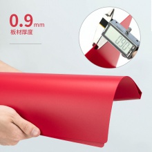 得力64511中國紅雙強力夾(紅)(個)