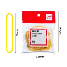 得力3218橡膠圈(30g/包)