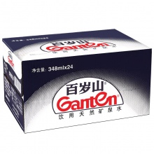 百歲山 飲用天然礦泉水 348ml×24瓶 整箱裝