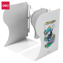 得力78632伸縮書(shū)立(灰色)(個(gè))