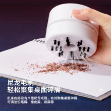 得力18889_火影忍者充電式桌面清潔器(白)(盒)