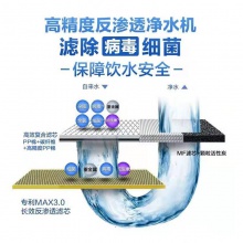 史密斯（A.O.SMITH）家用凈水器1200M 1.2升/分鐘 標(biāo)配專(zhuān)利智能濾芯更換提示龍頭 低廢水即濾反滲透凈水機(jī)
