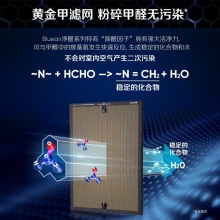 布魯雅爾(Blueair)空氣凈化器 除醛守護(hù)星550E+f 大空間 快速分解除甲醛 除菌二手煙異味霧霾