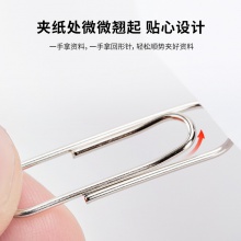 得力0025回形針(100枚/盒)