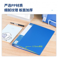 得力5030_30頁資料冊(藍)(本)