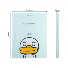 得力72505_kakao friends_30頁資料冊(綠)(個)