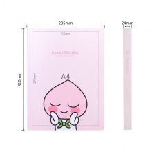 得力72506_kakao friends_40頁資料冊(紅)(個)