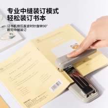 得力0828訂書機(jī)(白)
