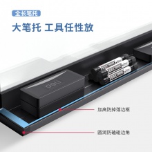 得力50050鋁框磁性玻璃白板900×600mm(黑色)(塊)