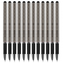 得力S43中性筆0.38mm全針管(黑)(支)