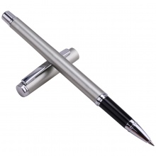 得力S82-01中性筆0.5mm子彈頭(金屬灰)