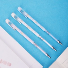 得力A652皮卡丘可擦中性筆0.5mm全針管(黑)