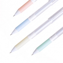 得力A45中性筆0.5mm全針管(黑)