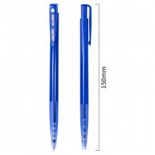 得力6506圓珠筆0.7mm子彈頭(藍)(支)