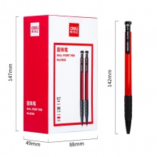 得力6546圓珠筆0.7mm子彈頭(紅)