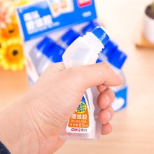 得力7312彎頭液體膠(藍(lán))(瓶)