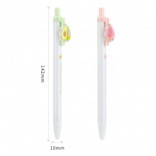得力A512按動(dòng)學(xué)生中性筆0.35mm全針管(黑)(支)
