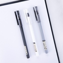 得力A526中性筆0.5mm全針管(黑)(支)