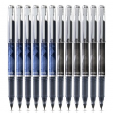 得力A536學生中性筆加強型針管0.5mm大容量速干(黑)(支)