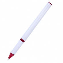 得力A55學(xué)生中性筆0.5mm全針管(紅)(支)