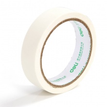 得力30670美紋紙膠帶24mm×20y×145um(微黃)(6卷/筒)