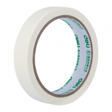 得力30667美紋紙膠帶20mm×20y×145um(白色)(6卷/筒)