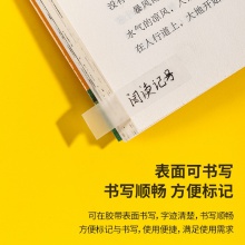 得力30110易撕型隱形文具膠帶12mm×36y×50um(乳白)(卷)