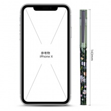 得力A602歐陽娜娜臻順滑學生中性筆0.5mm子彈頭(黑)(支)