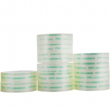 得力30015文具膠帶12mm×30y×38um(12卷/筒)