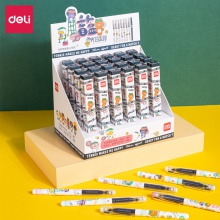 得力A622KAKAO盲盒速干中性筆0.5mm加強(qiáng)型針管(黑)(1支/彩盒)