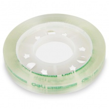 得力30002文具膠帶8mm×40y×38um(12卷/筒)