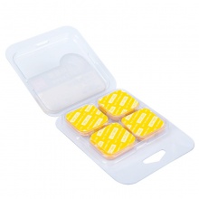 得力33607雙面透明膠帶（28mm×28mm×1mm）(透明)(20片/包)