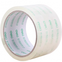 得力30321封箱膠帶60mm×40y×50um(6卷/筒)(高透)