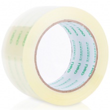 得力30289封箱膠帶55mm×80m×50um(6卷/筒)(高透)