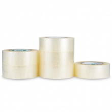 得力30215封箱膠帶48mm×200y×45um(6卷/筒)(普透)