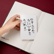 得力3334高級記事本-120張-16K-250mm×175mm(棕）