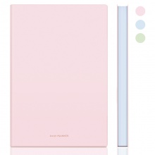 得力22278自填式效率手冊(cè)-A5-210mm×143mm/128張(淺粉)