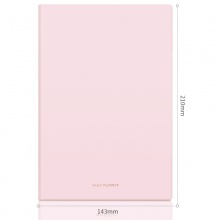 得力22278自填式效率手冊(cè)-A5-210mm×143mm/128張(淺粉)