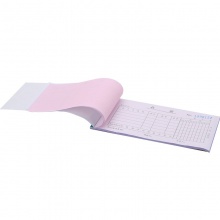 得力3498二聯(lián)多欄收據(jù)(藍)