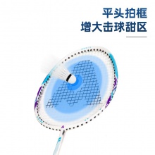 安格耐特F2132碳鋁模壓一體羽毛球拍(紅+藍)(2支/副)(含三球)
