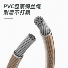 得力18704手膠跳繩(黃)(單根裝)(鋼絲繩)