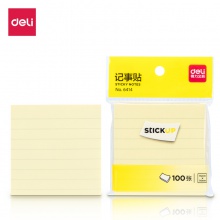 得力6414學(xué)生橫線記事貼小(單色裝)(本)
