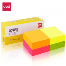 得力9085記事貼(混)76×76mm(包)